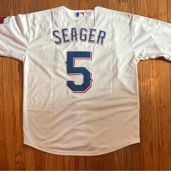 World Series MVP Corey Seager AUTHENTIC jersey, NWT, Size L, white, red,blue - Picture 2 of 4